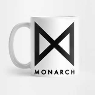 legacy of monster monarch black and white logo Mug